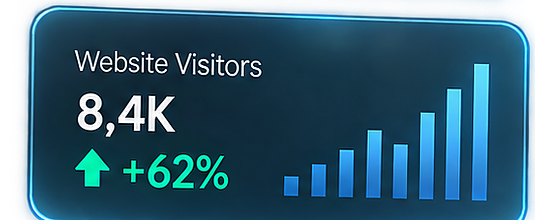 Website visitors metric