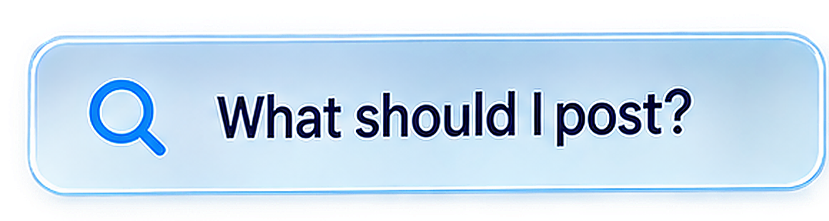 What should I post?